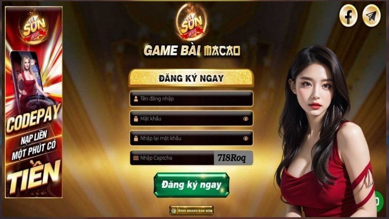 Đăng ký tài khoản tại Sunwin nhanh chóng
