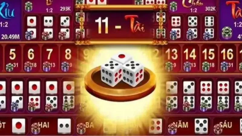 Có rất nhiều cửa cược khác nhau để game thủ lựa chọn